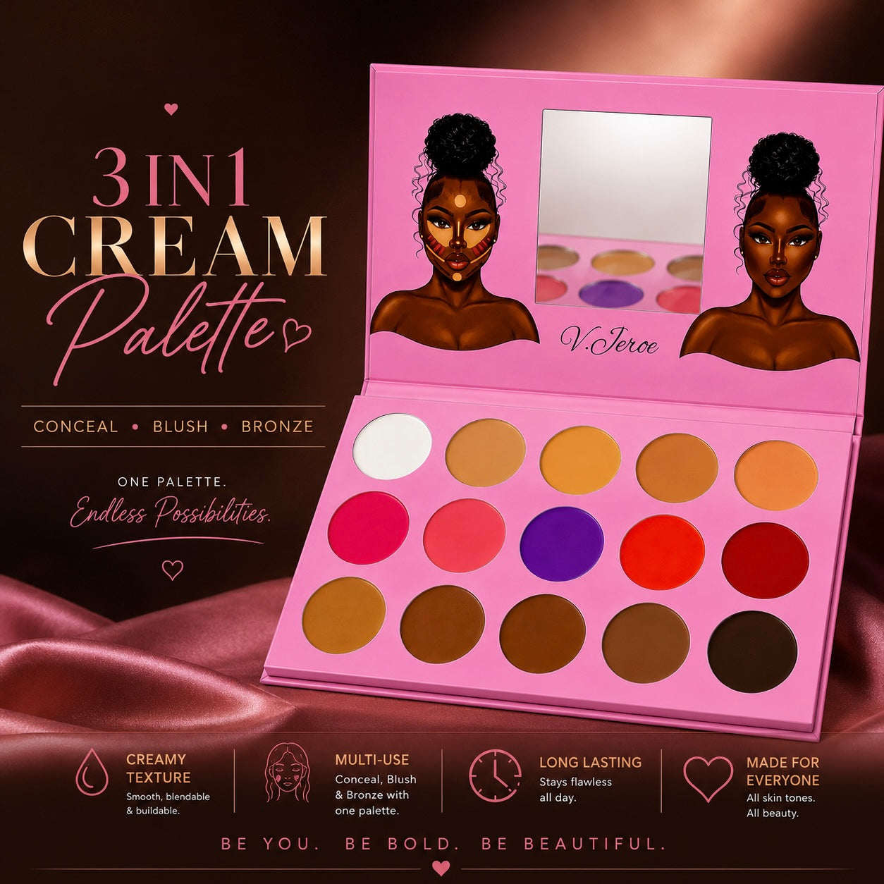 3IN1 CREAM PALETTE